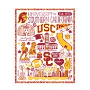 USC Trojans Julia Gash Tapestry Blanket